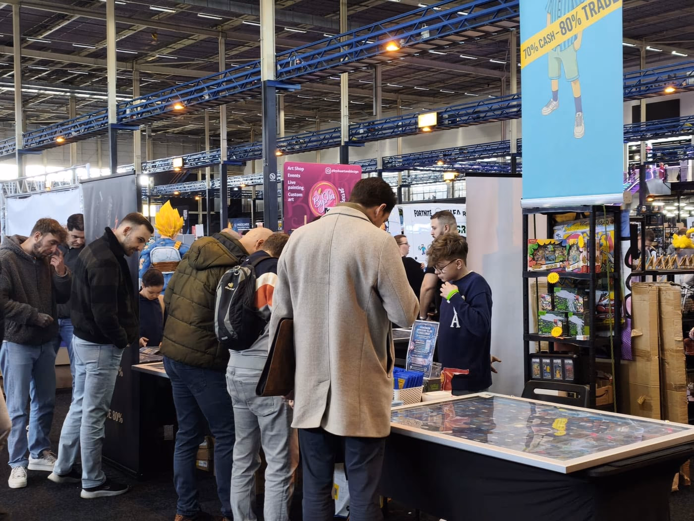 AVZ Cards beurskraam in actie