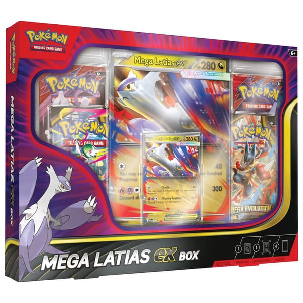 Pokémon Mega Evolution: Mega Latias ex Collection Box (4 Pack)
