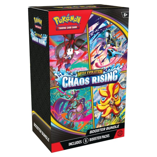 Pokemon Mega Evolution: Chaos Rising Booster Bundle (6 Pack)